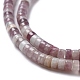Fili di perle di giada lilla naturale G-A183-01-3