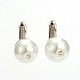 Perles à la mode de perles de verre Boucles d'oreilles clip EJEW-JE01518-2
