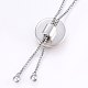 304 Stainless Steel Lariat Necklaces NJEW-F221-01P-08-3