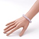 Ensemble de bracelet extensible en perles acryliques transparentes pour enfants BJEW-JB06502-5