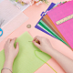 10 шт. 10-х цветные пластиковые листы холста для вышивки&nbsp;DIY-AR0004-72-3