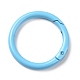 Spray Painted Alloy Spring Gate Rings PALLOY-K257-04-3