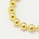Faceted Brass Ball Chains CHC-C002-2mm-G-1