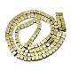Electroplate Non-magnetic Synthetic Hematite Beads Strands G-S352-40-2