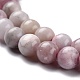 Perles de tourmaline fleurs de prunier naturel brins G-O198-02A-3