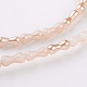 Fili di perle di vetro placcato EGLA-UK0003-06C-1