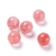 Pastèque perles de verre en pierre G-D456-18-1