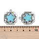 Синтетические бирюзовые подвески FIND-C068-19AS-3