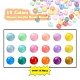 18 Colors Opaque Acrylic Beads DIY-YW0005-37-2