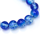 Cuisson peints en verre craquelé brins de perles X-CCG-S001-4mm-16-3