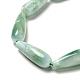 Hilos de perlas de vidrio natural G-I247-35B-4