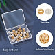 Pandahall 30Pcs 6 Style Brass Beads KK-TA0001-24-5