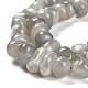 Brins de perles de pierre de lune grise naturelle G-G053-C10-01-4