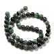 Fili di perle di quarzo smeraldo naturale G-A219-A02-03-2