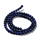 Chapelets de perles en lapis-lazuli naturel G-F561-5mm-G-6