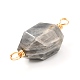 Connettori a maglie di pietre preziose miste naturali sfaccettate PALLOY-JF01028-3