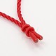 Braided Nylon Cord Necklace Makings NJEW-P001-07-3