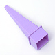 4PCS /セットプラスチックボーダーバディクイリング塔は、DIYのペーパークラフトをセッティング  紫色のメディア  80~110x33x33mm X-DIY-R067-02-5