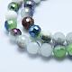 Chapelets de perles en verre électroplaqué EGLA-L007-L01-5