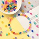 800Pcs 8 Colors Frosted Acrylic Beads MACR-CJ0001-27-6