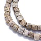 Brins de perles fossiles de conque naturelle G-K310-B21-3