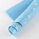 Snowflake & Helix Pattern Printed Non Woven Fabric Embroidery Needle Felt for DIY Crafts DIY-R056-03-2