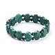 Натуральные малахитовые стрейч-браслеты G-D0018-04-2