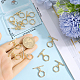 Латуни Переключить застежками KK-BBC0013-60G-3