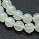 Natürlichen weißen Mondstein Perlen Stränge G-P342-02A-6mm-A-3