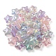 UV Plating Rainbow Iridescent Imitation Jelly Acrylic Beads OACR-C007-07-3