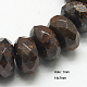 Chapelets de perles en bronzite naturel G-G255-14x7mm-22-1