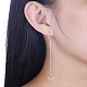 Boucles d'oreilles avec pendentif en 925 argent sterling EJEW-BB30281-3