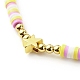 Handmade Polymer Clay Beads Stretch Bracelets Sets BJEW-JB06353-03-5