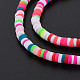 Handmade Polymer Clay Beads Strands CLAY-N008-043A-01-3