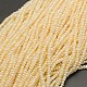 Oval Natural Cultured Freshwater Pearl Beads Strands PEAR-F001-24-1