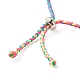 Braided Nylon Thread Bracelet AJEW-JB01124-4