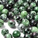 100Pcs 8mm Natural Ruby in Zoisite Round Beads X1-DIY-LS0002-05-4