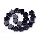 Chapelets de perles en pierre d'or bleue synthétique X-G-R451-08B-2
