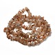 Natural Sunstone Chip Beads Strands X-G-M205-15A-3