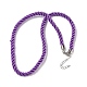 Изготовление ожерелья из нейлонового витого шнура толщиной 5 мм FIND-G096-01P-32-1