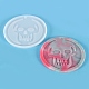 Stampi in silicone con ciondolo teschio fai da te DIY-E049-03-1