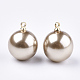 Eco-Friendly ABS Plastic Imitation Pearl Beads MACR-S367-D-04-2