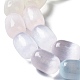 Natural Selenite Beads Strands G-F750-M01-2