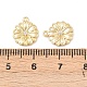 Латунные микропаве прозрачные кубические циркониевые подвески KK-G544-07G-02-3