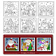 CRASPIRE Christmas Silicone Clear Stamps Santa Claus Merry Christmas Snowman Patterns Clear Stamps for Card Making Decoration DIY Scrapbooking Embossing Album Decor Craft DIY-WH0167-56-1059-1