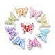 Mixed Color Craft Style Acrylic Butterfly Beads X-MACR-R491-M8-5