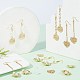 Sunnyclue kit para hacer aretes colgantes con perlas de imitación diy DIY-SC0018-06-5
