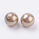 Perles de coquille semi-percée X-BSHE-G016-16mm-08-2