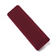 ベルベットのネックレスボックス  ダブルフリップカバー  ショーケースジュエリーディスプレイネックレス収納ボックス用  長方形  暗赤色  23x6.1x4cm VBOX-G005-12B-3