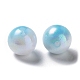 Perles acryliques opaques bicolores SACR-P024-01B-W09-2
